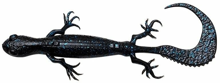 Imitação Savage Gear 3D Lizard Black & Blue 10 cm 5,5 g
