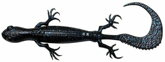Jäljitelmä Savage Gear 3D Lizard Black & Blue 10 cm 5,5 g - 1