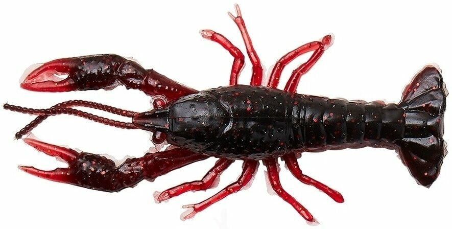 Jäljitelmä Savage Gear Ned Craw Black & Red 6,5 cm 2,5 g