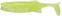 Cebo de goma Savage Gear Ned Minnow 5 pcs Clear Chartreuse 7,5 cm 4,5 g Cebo de goma