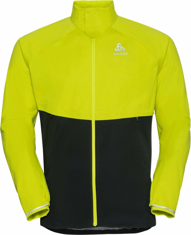 Odlo Men's Zeroweight Pro Warm Running Jacket Evening Primrose/Black L