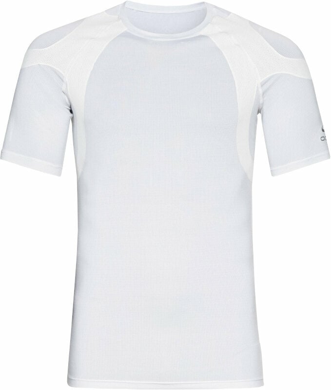 Löpartröja med kort ärm Odlo Men's Active Spine 2.0 Running T-shirt White S Löpartröja med kort ärm