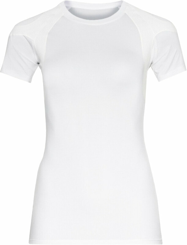 Camiseta de running de manga corta Odlo Women's Active Spine 2.0 Running T-shirt Blanco XS Camiseta de running de manga corta