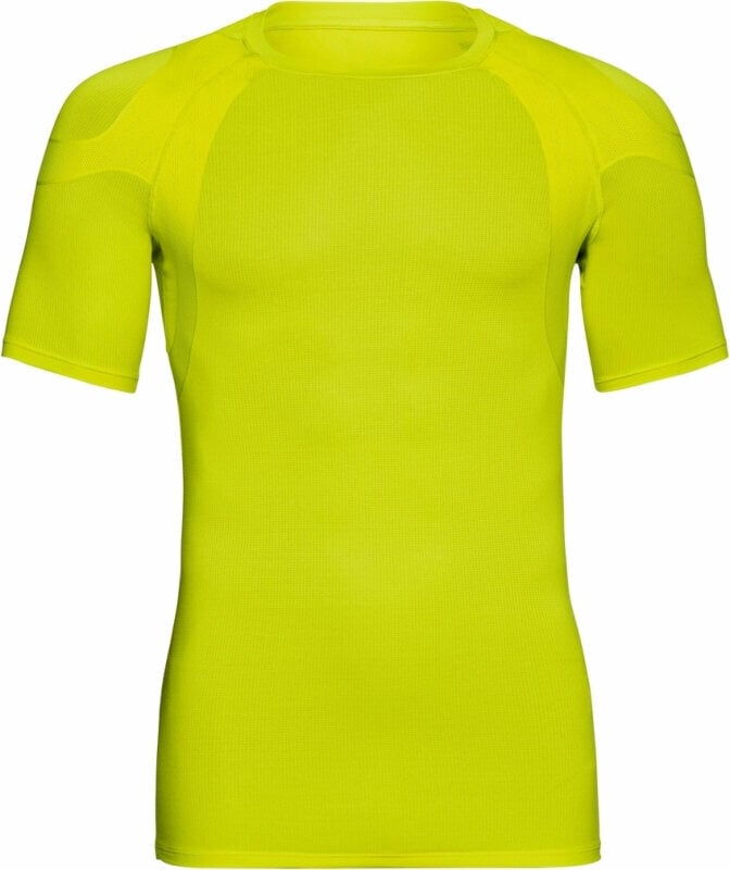 Tricou cu mânecă scurtă pentru alergare Odlo Men's Active Spine 2.0 Running T-shirt Evening Primrose M Tricou cu mânecă scurtă pentru alergare
