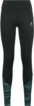Spodnie/legginsy do biegania
 Odlo The Zeroweight Print Reflective Tights Black S Spodnie/legginsy do biegania - 1