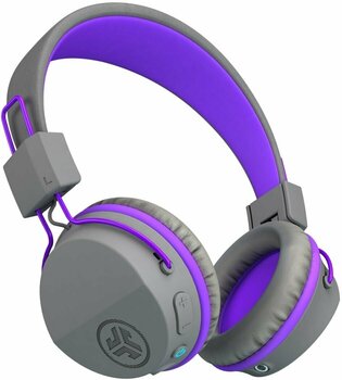 On-ear draadloze koptelefoon Jlab JBuddies Studio Kids Wireless Grey/Purple - 1