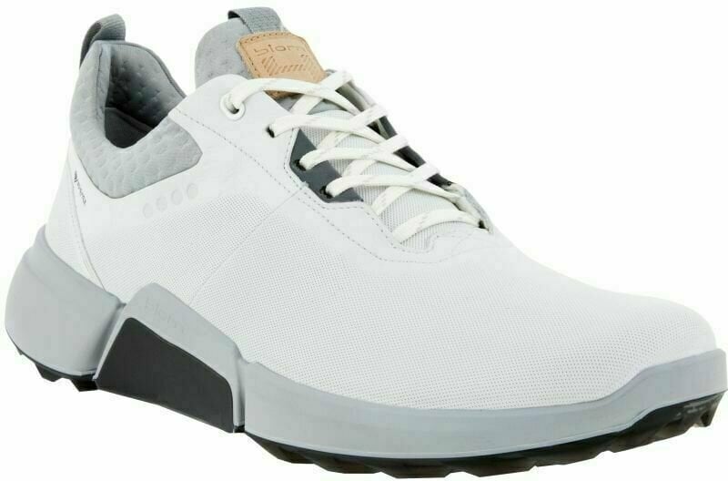 ECCO Golf BIOM H4 メンズ レザーGore-Texゴルフシューズ | 白