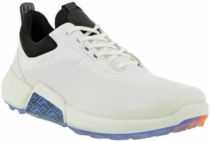 Golfsko til mænd Ecco Biom H4 White/Black 47 Golfsko til mænd
