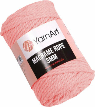 Cord Yarn Art Macrame Rope 3 mm 767 Coral - 1