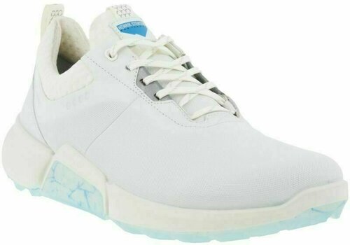 Męskie buty golfowe Ecco Biom H4 White/Light Blue 43 - 1
