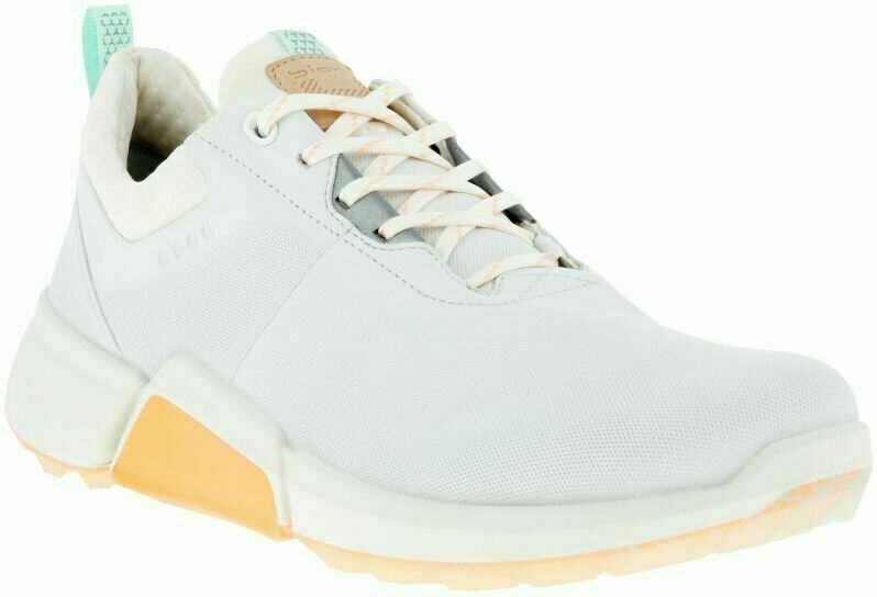 Chaussures de golf pour femmes Ecco Biom H4 White/Eggshell Blue 40 Chaussures de golf pour femmes