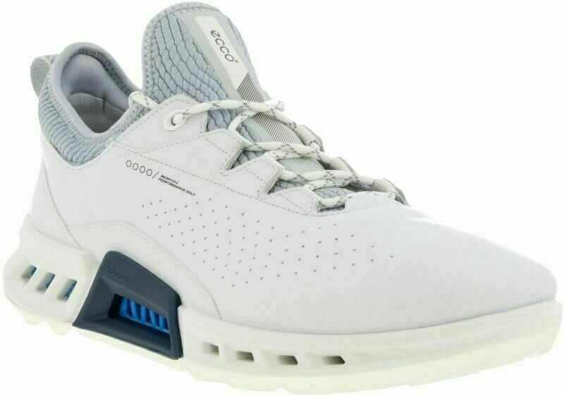 Golfsko til mænd Ecco Biom C4 White/Concrete 43 Golfsko til mænd