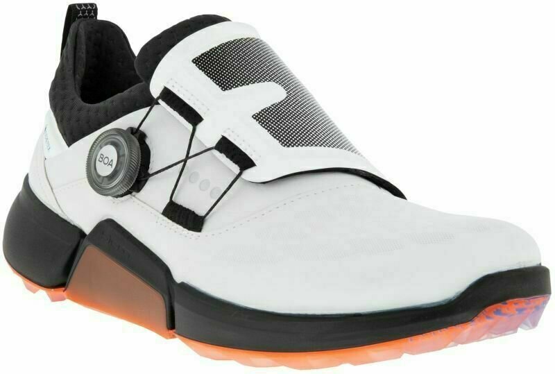 Golfsko til mænd Ecco Biom H4 BOA White/Black 46 Golfsko til mænd