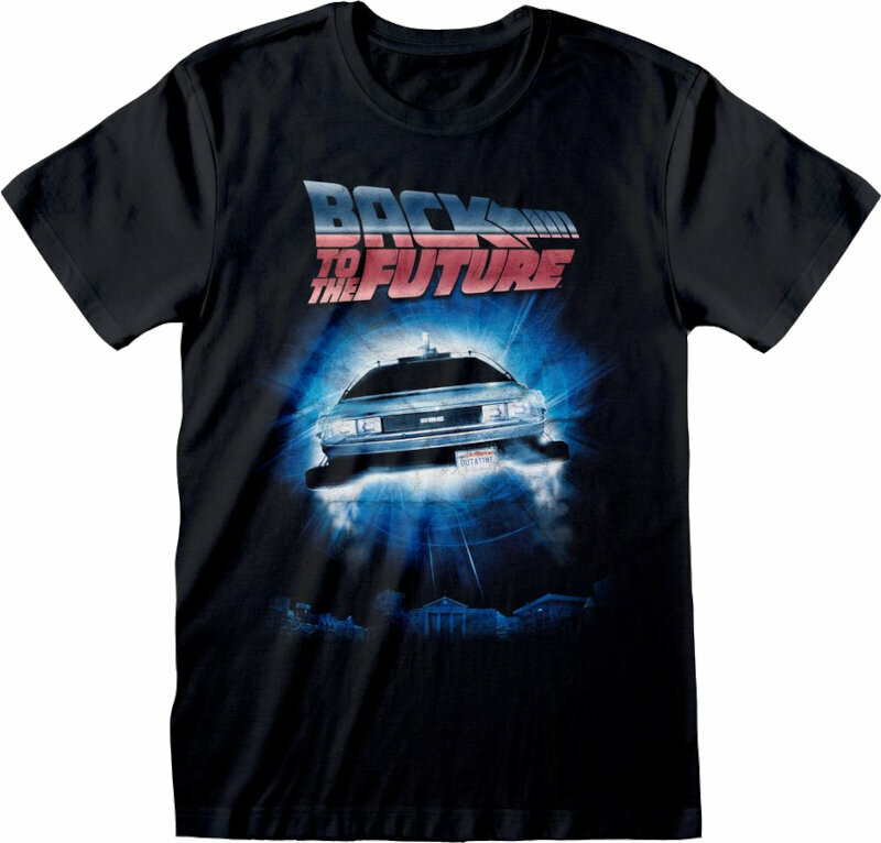 T-shirt Back To The Future Portal Black S T-shirt