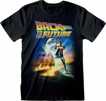 T-Shirt Back To The Future T-Shirt Poster Black S - 1