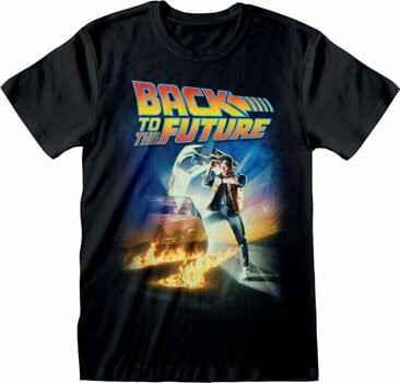 T-Shirt Back To The Future T-Shirt Poster Black XL - 1