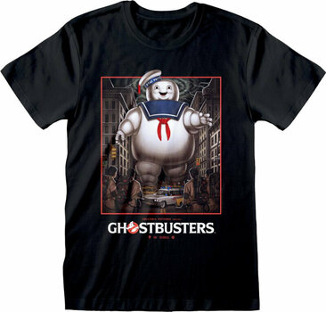 T-shirt Ghostbusters Stay Puft Square Black L T-shirt - 1