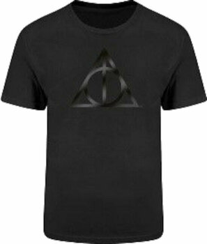 Tričko Harry Potter Deathly Hallows Black On Black Black 2XL Tričko - 1