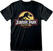 T-shirt Jurassic Park T-shirt Original Logo Distressed Black S