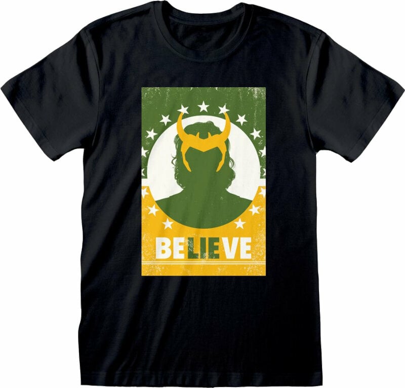 Tričko Loki Believe Black M Tričko