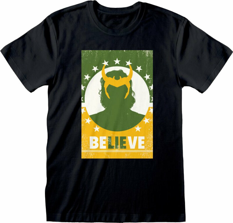 Tričko Loki Believe Black 2XL Tričko