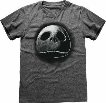 Tričko The Nightmare Before Christmas Sketch Face Dark Heather Grey S Tričko - 1