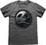 Tričko The Nightmare Before Christmas Sketch Face Dark Heather Grey S Tričko