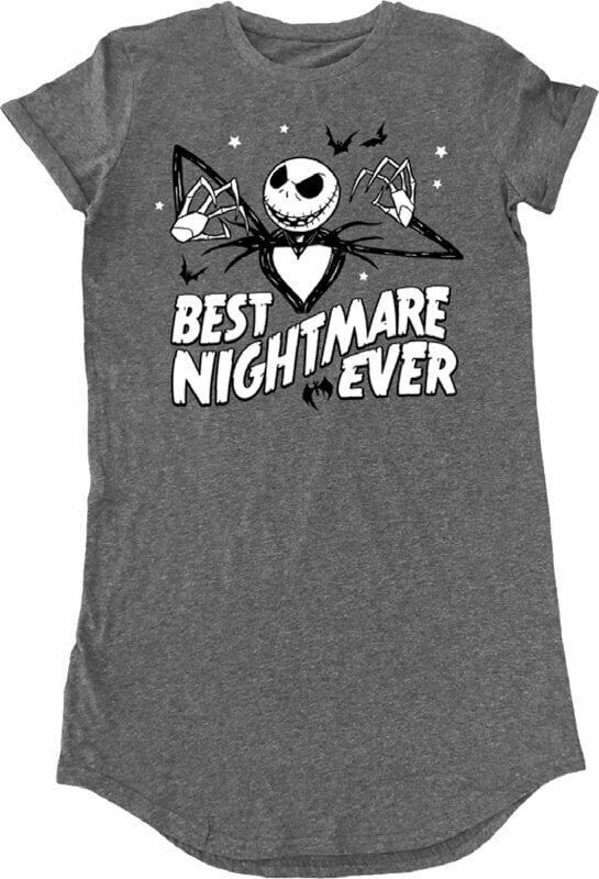 T-Shirt The Nightmare Before Christmas T-Shirt Worst Nightmare Damen Dark Heather 2XL