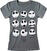 T-shirt The Nightmare Before Christmas Many Faces Of Jack Charcoal S T-shirt