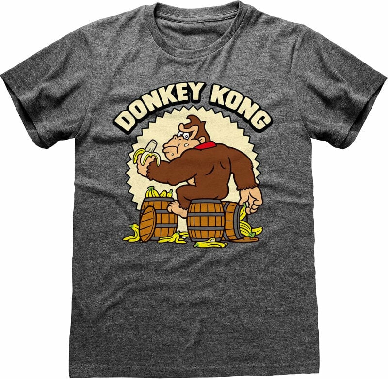 T-Shirt Nintendo Donkey Kong T-Shirt Donkey Kong Dark Heather L