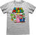 T-Shirt Super Mario T-Shirt Vintage Group Unisex Heather Grey L