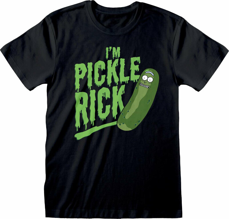 Tričko Rick And Morty Pickle Rick Black XL Tričko