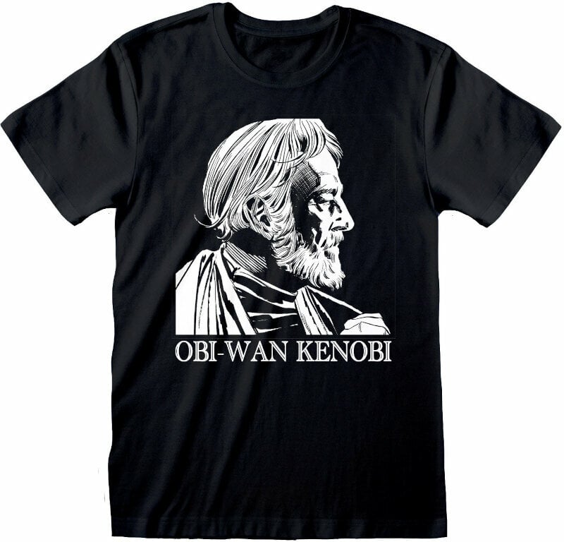 T-Shirt Star Wars T-Shirt Classic Kenobi Unisex Black S