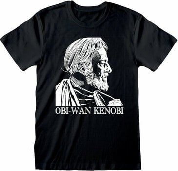 T-Shirt Star Wars T-Shirt Classic Kenobi Black L - 1