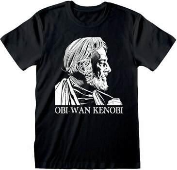 T-shirt Star Wars Classic Kenobi Black 2XL T-shirt - 1