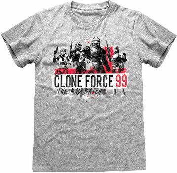Camiseta de manga corta Star Wars Clone Force 99 Heather Grey S Camiseta de manga corta - 1