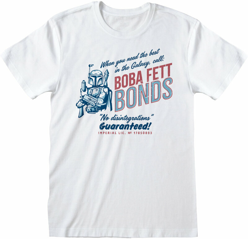 T-shirt Star Wars Boba Fett Bonds White M T-shirt