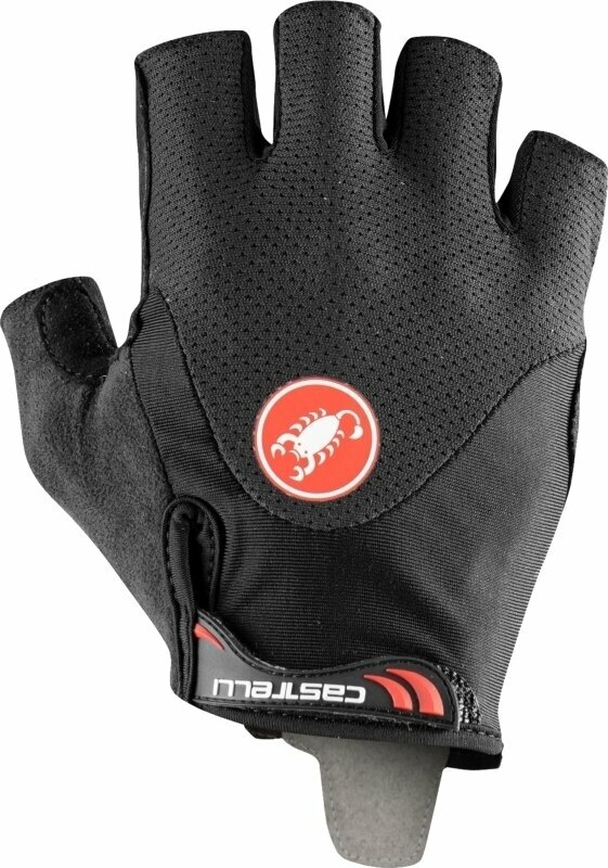 Kesztyű kerékpározáshoz Castelli Arenberg Gel 2 Gloves Black S Kesztyű kerékpározáshoz