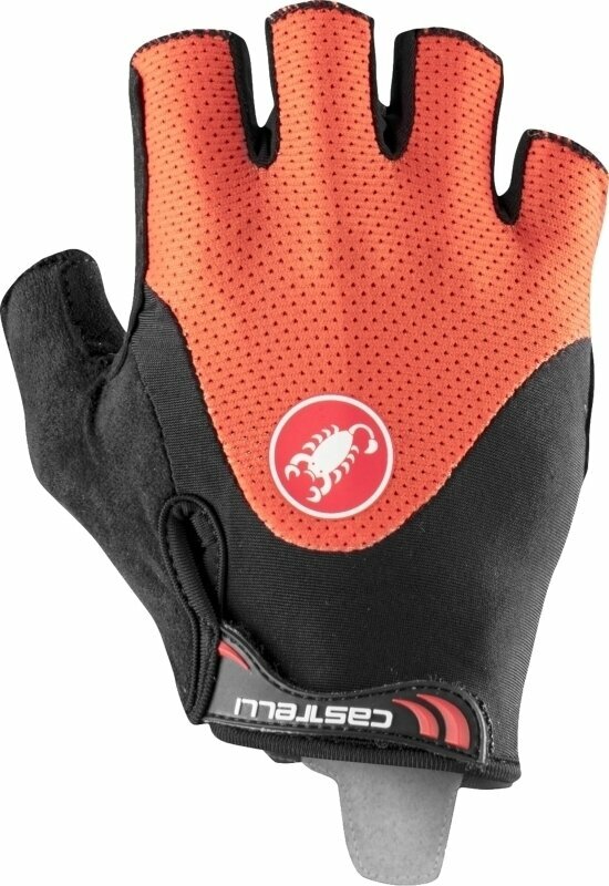 Cyklistické rukavice Castelli Arenberg Gel 2 Gloves Fiery Red/Black S Cyklistické rukavice