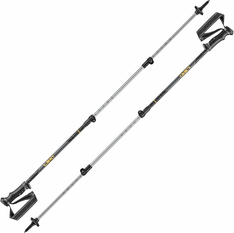 Bastoncini da trekking Leki Journey Lite Dark Anthracite/Black/Mango 100 - 135 cm Bastoncini da trekking