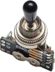 Pickup kapcsolók EMG 3 Way Solderless Toggle Black Pickup kapcsolók