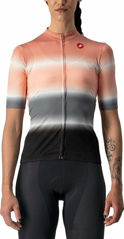 Cycling jersey Castelli Dolce W Jersey Blush/Light Black S