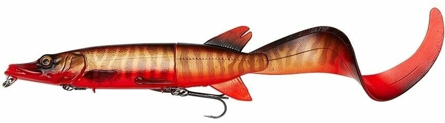 Rubber Lure Savage Gear 3D Hybrid Pike Red Belly 17 cm 47 g