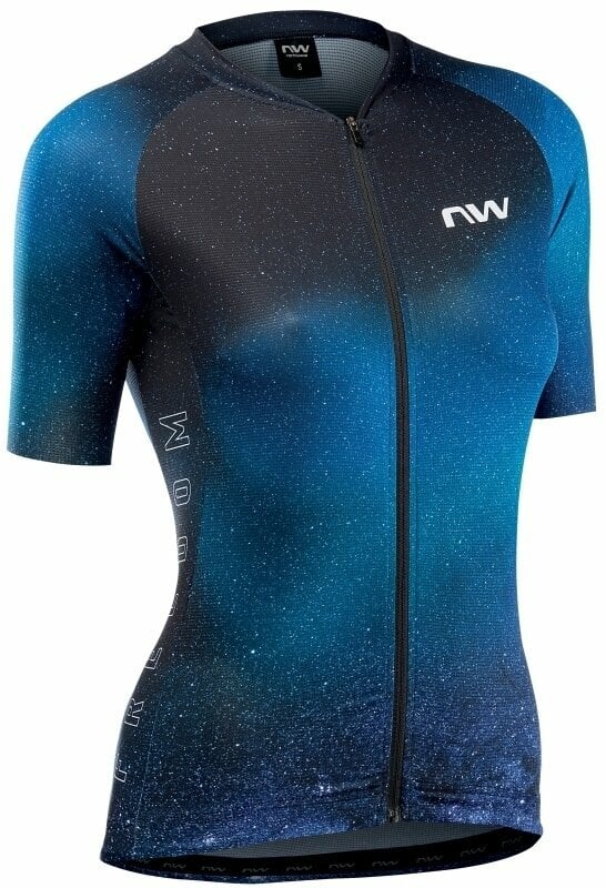 Pyöräilypaita Northwave Freedom Women's Jersey Short Sleeve Blue L