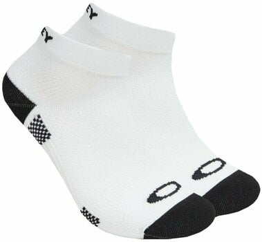 Biciklistički čarape Oakley Ribbed Ellipse Short White S Biciklistički čarape - 1