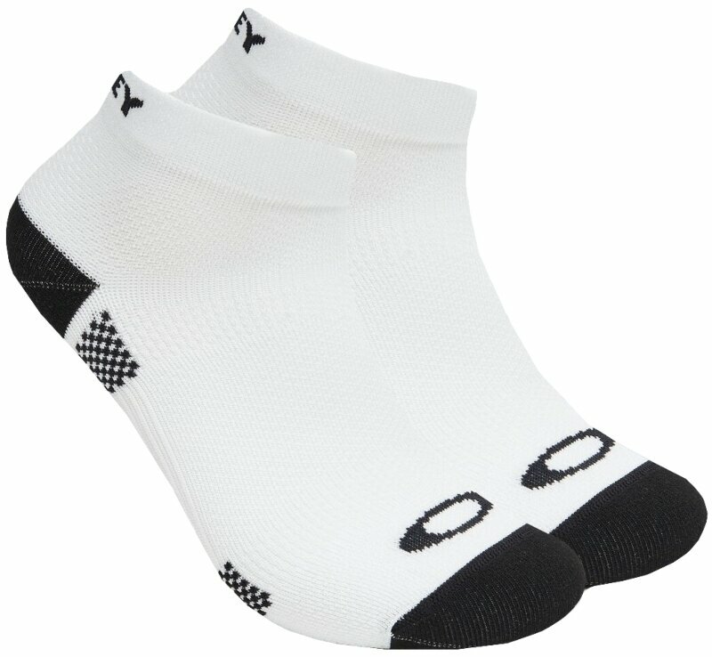 Cycling Socks Oakley Ribbed Ellipse Short White M Cycling Socks