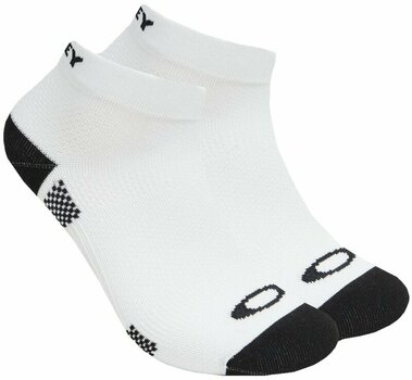 Cycling Socks Oakley Ribbed Ellipse Short White M Cycling Socks - 1