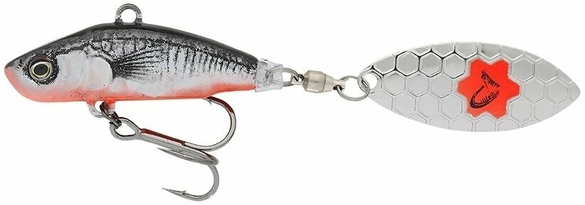 Wobbler Savage Gear 3D Sticklebait Tailspin Black Red 7,3 cm 13 g Wobbler