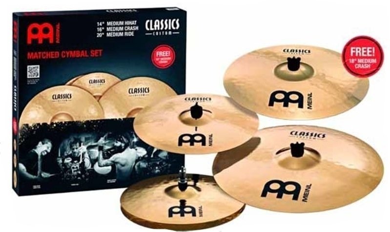 Činelová sada Meinl 60-CC14162018 Classics Custom Cymbal Set
