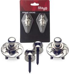 Strap Lock Stagg SSL1-CR Strap Lock Krom